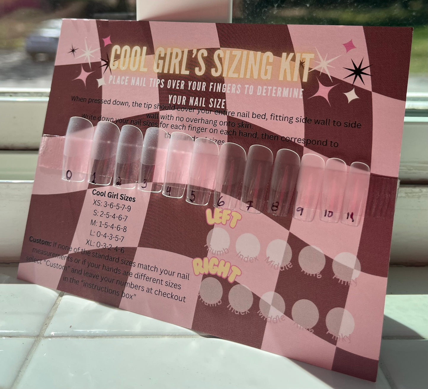 Sizing Kit: Fingers