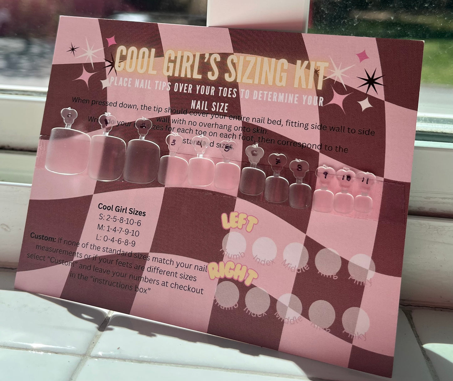 Sizing Kit: Toes